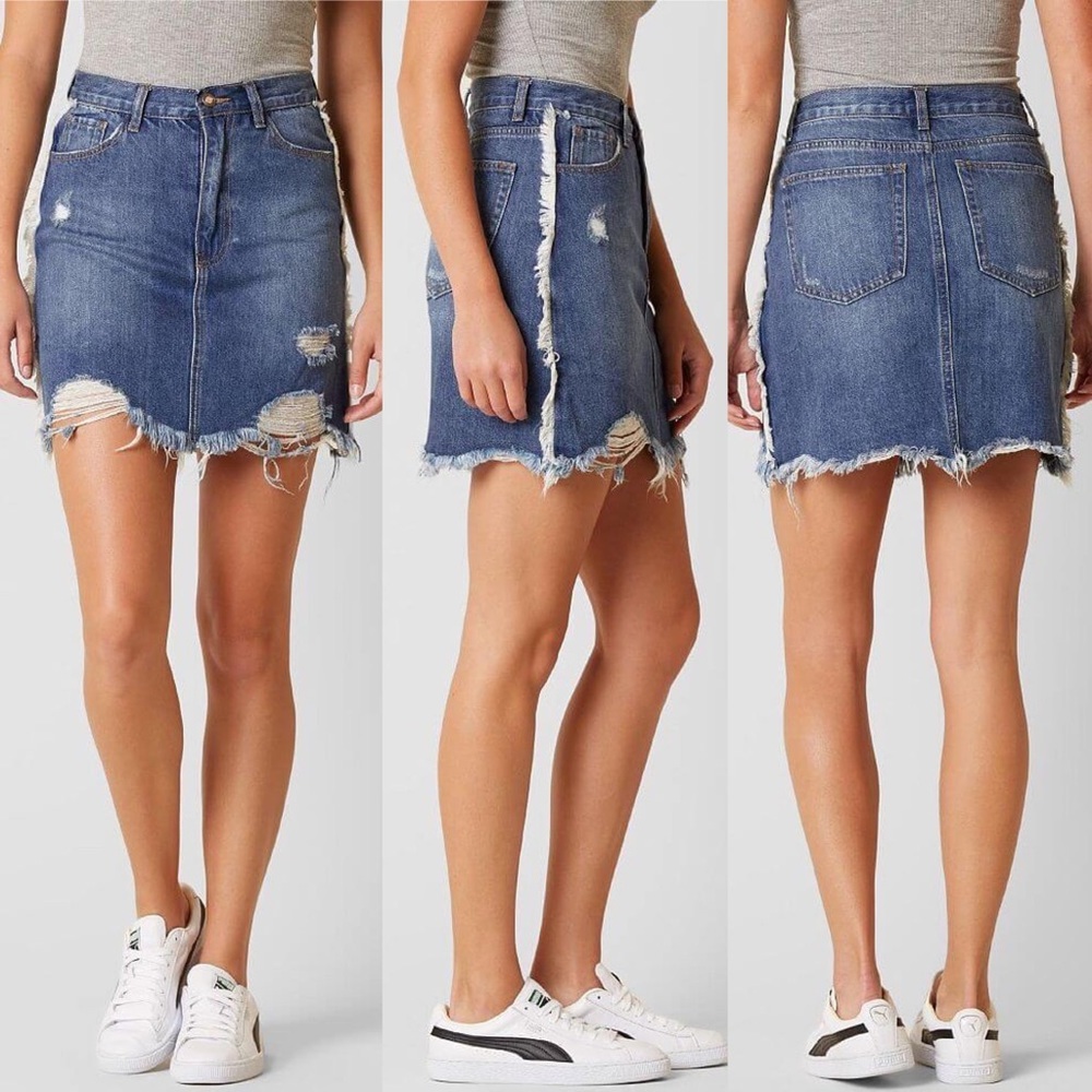 Buckle | Twelve by On Twelfth Denim Frayed Skirt